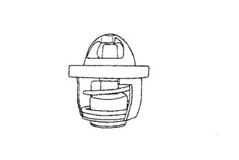 THERMOSTAT PIAGGIO/APRILIA 125/200/300 72§ O.E.M. 82831R