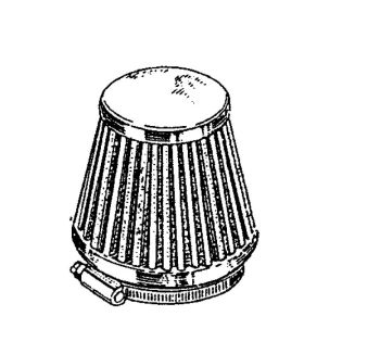 FILTRO POTENCIA 28 MM. REJILLA METALICA