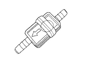 FILTRO GASOLINA PLASTICO CICLOMOTOR 7 MM.