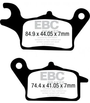 EBC SFAC708 Pastilla de carbono para Scooter