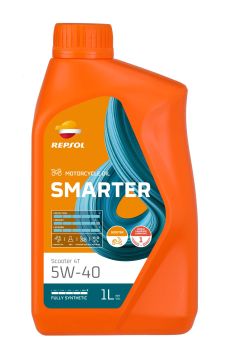 Aceite  4T  5W40  REPSOL Smarter Scooter 100% Sintetico 1 litro