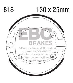 EBC 818 Bremsbackensatz